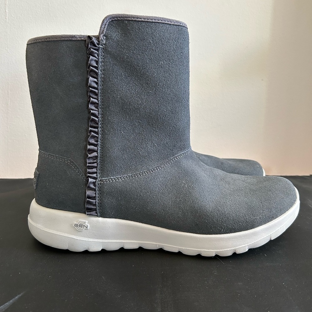 Sketchers - Goga Mat Air Cooled - Fur Lined - Ankle Boots